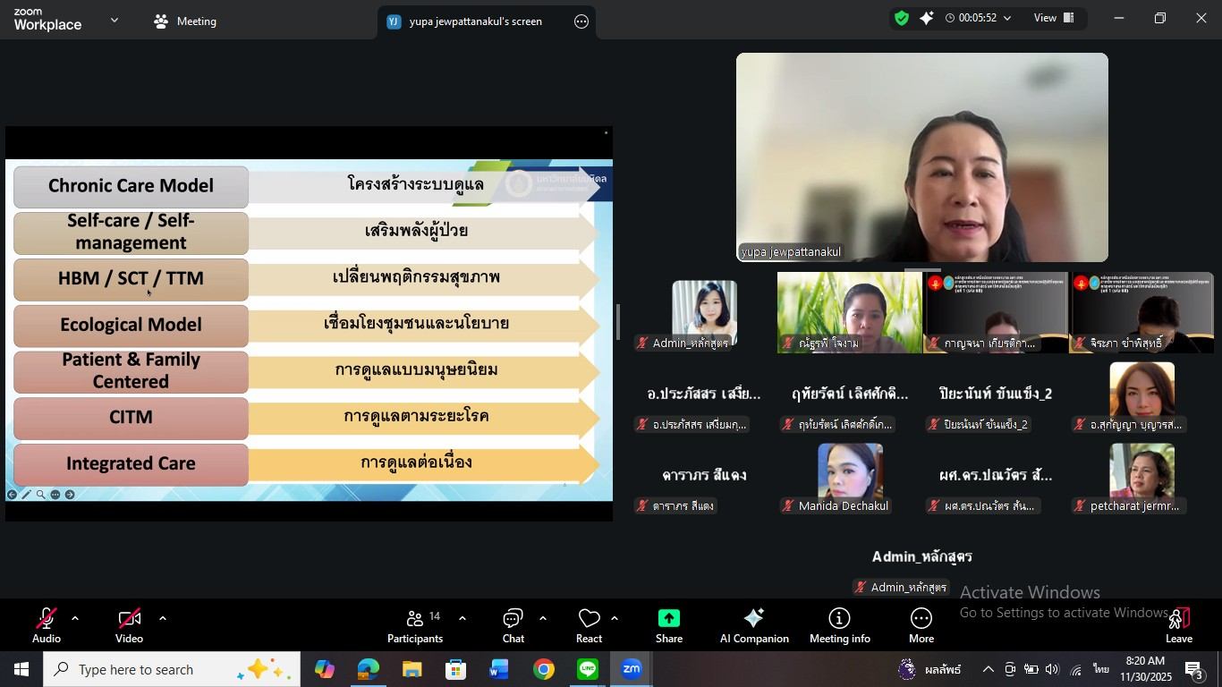 โครงการอบรมหลักสูตรการพยาบาลเฉพาะทาง